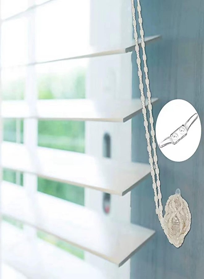 Abvsdu 12 PCS Blind Cord Holder, Safety Rope Cleats, Plastic Transparent Blind Cord Safety with Screws for Window Blinds Curtains Sun Shades Ropes - Image 4